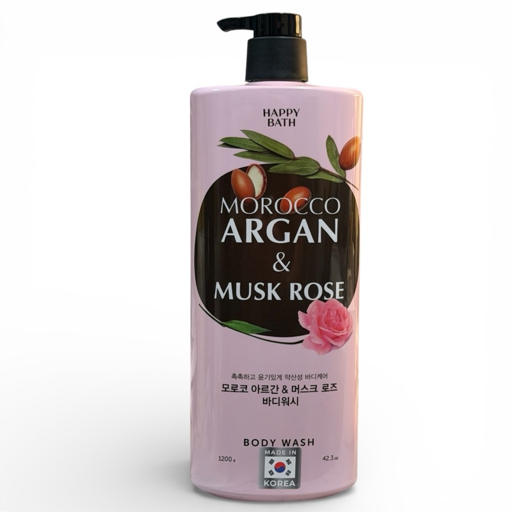 AMOREPACIFIC Happy Bath Morocco Argan & Musk Rose Hydrating Body Wash 42.3 oz